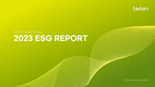 Thumbnail Taihan Cable & Solution Co., Ltd. ESG Report 2023