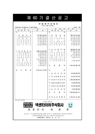 Thumbnail Nexen Tire Corporation Financial Report 2017