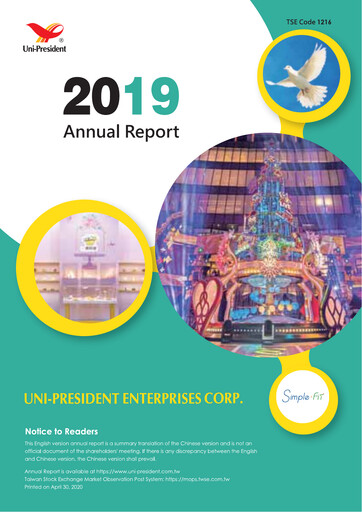 Thumbnail Uni-President Enterprises Annual Report 2019