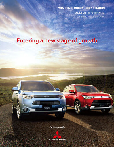 Thumbnail Mitsubishi Motors Annual Report fy2014