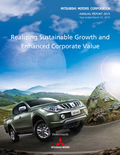Thumbnail Mitsubishi Motors Annual Report fy2015