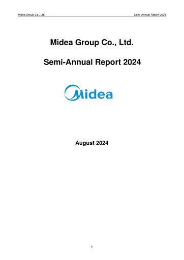 Miniature Midea Rapport semestriel 2024-h1