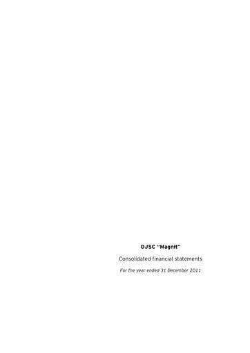 Vorschaubild Magnit
 Finanzmitteilung 2011