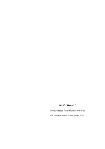 Vorschaubild Magnit
 Finanzmitteilung 2012