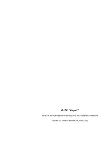 Vorschaubild Magnit
 Halbjahresbericht 2011-h1