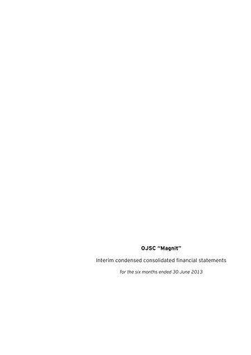 Vorschaubild Magnit
 Halbjahresbericht 2013-h1