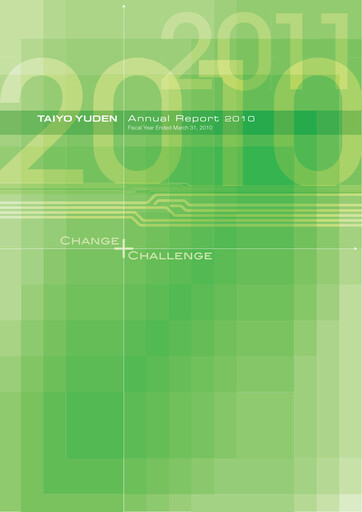Thumbnail Taiyo Yuden Annual Report 2010