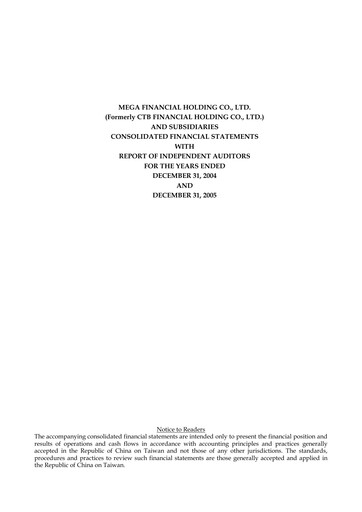 Thumbnail MFHC Financial Statement 2005