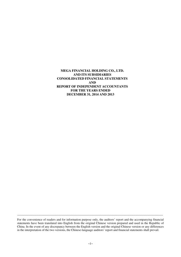 Thumbnail MFHC Financial Statement 2014
