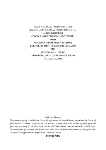 Thumbnail MFHC Half-year Report 2003-h1