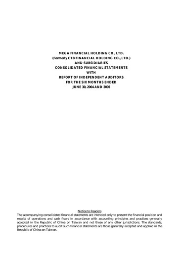 Thumbnail MFHC Half-year Report 2005-h1