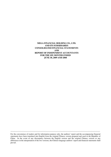 Thumbnail MFHC Half-year Report 2009-h1