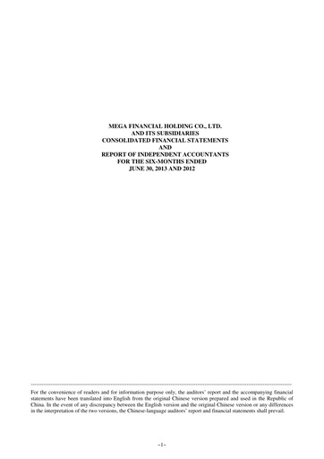 Thumbnail MFHC Half-year Report 2013-h1