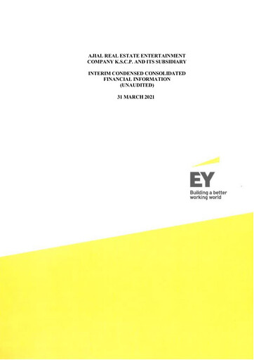 Vorschaubild Ajial Real Estate Entertainment Company Quartalsbericht 2021-q1