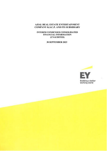 Vorschaubild Ajial Real Estate Entertainment Company Quartalsbericht 2023-q3