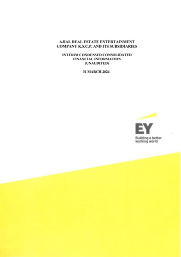 Vorschaubild Ajial Real Estate Entertainment Company Quartalsbericht 2024-q1