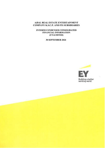 Vorschaubild Ajial Real Estate Entertainment Company Quartalsbericht 2024-q3