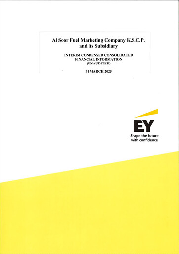 Vorschaubild Al Soor Fuel Marketing Company K.S.C.P. Quartalsbericht 2025-q1