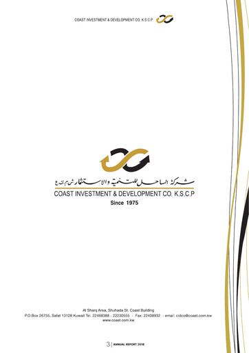 Miniature Coast Investment & Development Company Rapport annuel 2018