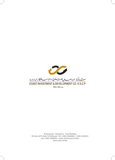 Miniature Coast Investment & Development Company Rapport annuel 2020