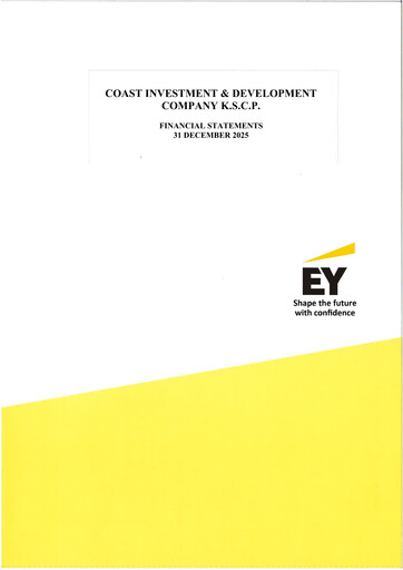 Thumbnail Coast Investment & Development Company Financial Statement 2025
