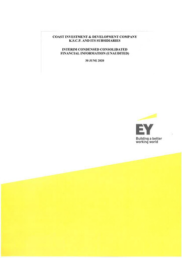 Thumbnail Coast Investment & Development Company Half-year Report 2020