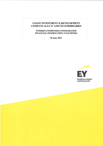 Thumbnail Coast Investment & Development Company Half-year Report 2023