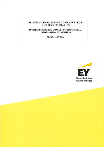 Thumbnail Al-Enma'a Real Estate Company Quarterly Report 2026-q1