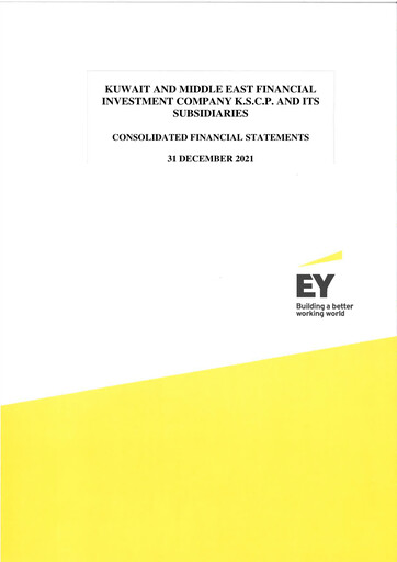 Vorschaubild Kuwait and Middle East Financial Investment Company Finanzmitteilung 2021