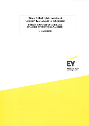 Thumbnail Tijara & Real Estate Investment Company Quarterly Report 2021-q1