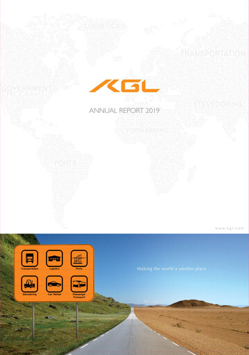 Thumbnail Kuwait and Gulf Link Transport Company Annual Report 2019