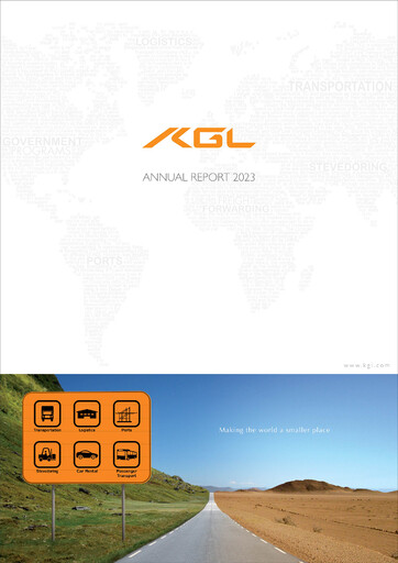 Thumbnail Kuwait and Gulf Link Transport Company Annual Report 2023