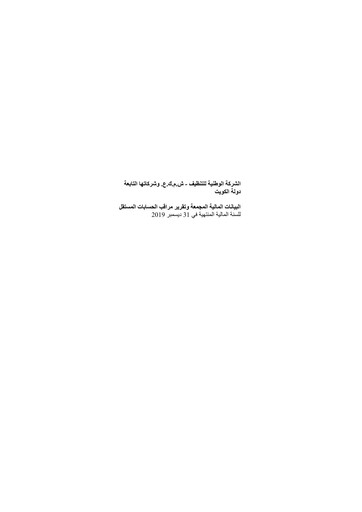 Thumbnail National Cleaning Company Financial Statement 2019
