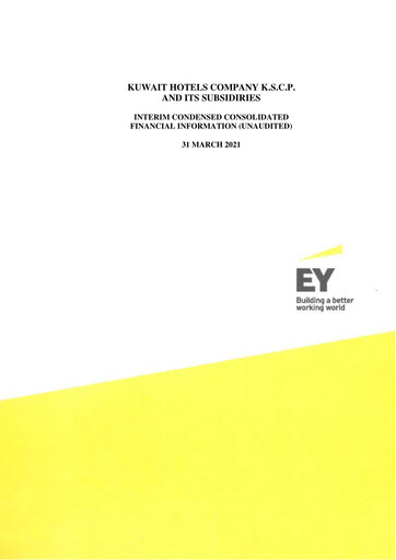 Thumbnail Kuwait Hotels Company K.S.C.P. Quarterly Report 2021-q1