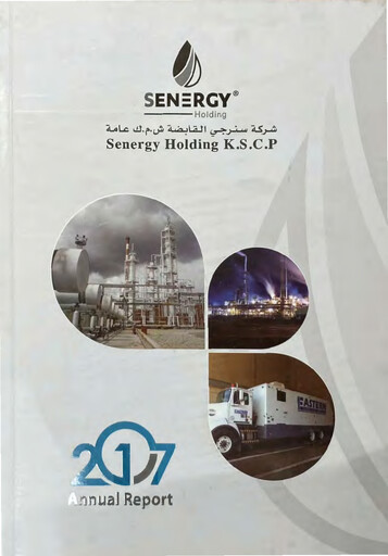 Thumbnail Senergy Holding Company K.S.C.P. Annual Report 2017