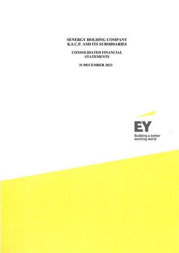 Thumbnail Senergy Holding Company K.S.C.P. Financial Statement 2023