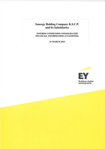 Thumbnail Senergy Holding Company K.S.C.P. Quarterly Report 2023-q1