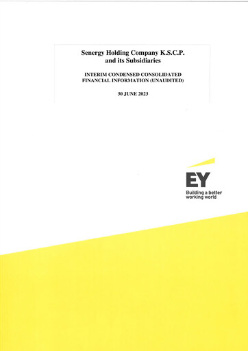 Thumbnail Senergy Holding Company K.S.C.P. Quarterly Report 2023-q2