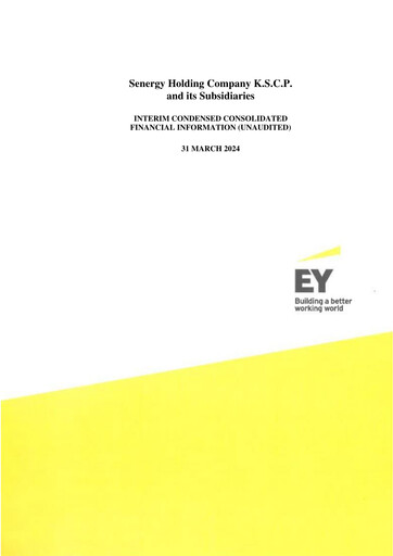 Thumbnail Senergy Holding Company K.S.C.P. Quarterly Report 2024-q1