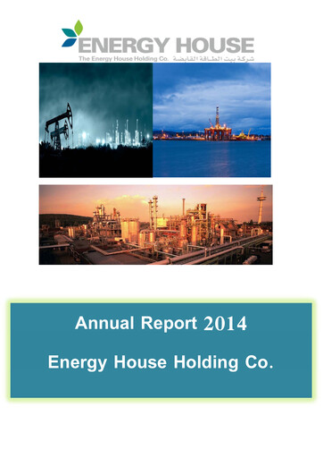 Thumbnail The Energy House Holding Company Annual Report 2014