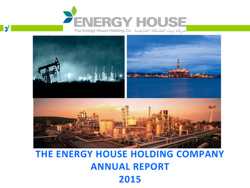 Thumbnail The Energy House Holding Company Annual Report 2015