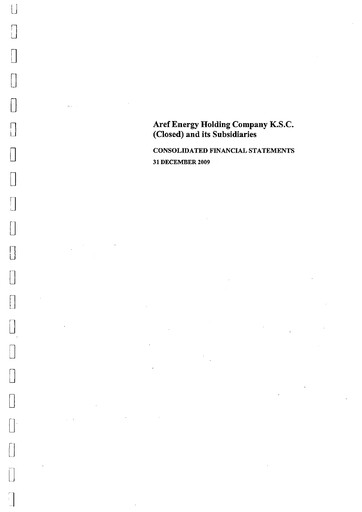 Thumbnail The Energy House Holding Company Financial Statement 2009