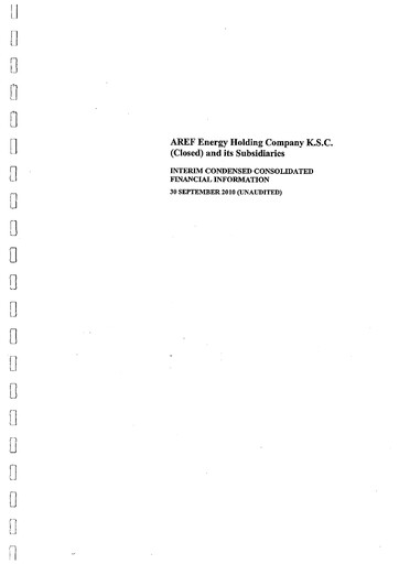 Thumbnail The Energy House Holding Company Financial Statement 2010-9m