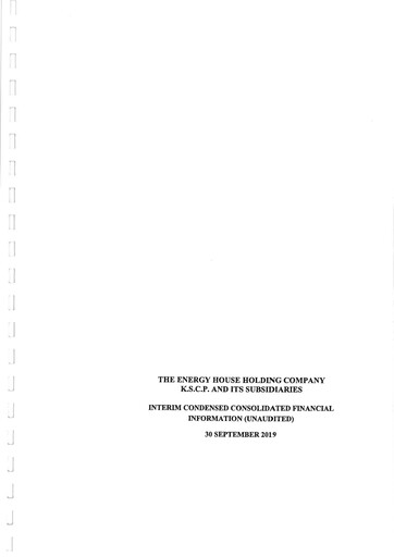 Thumbnail The Energy House Holding Company Financial Statement 2019-9m