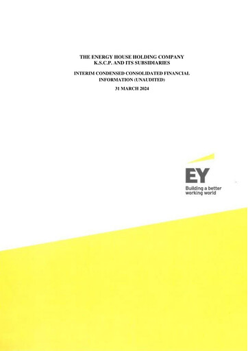 Thumbnail The Energy House Holding Company Financial Statement 2024-q1