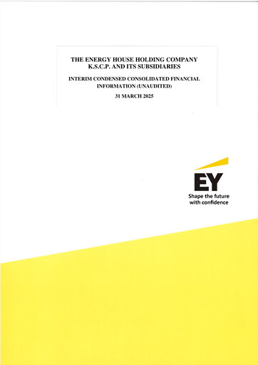 Thumbnail The Energy House Holding Company Financial Statement 2025-q1