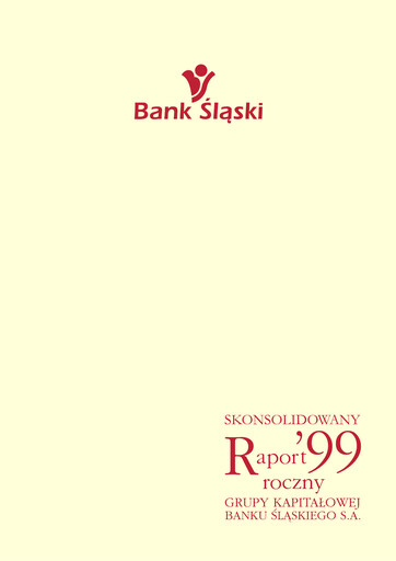 Thumbnail ING Bank Slaski Annual Report 1999