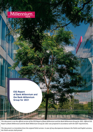 Thumbnail Bank Millennium ESG Report 2021