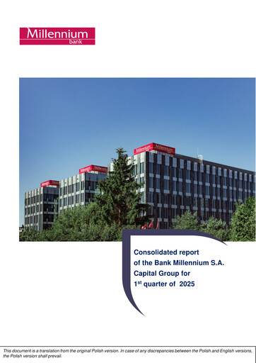 Thumbnail Bank Millennium Quarterly Report 2025-q1