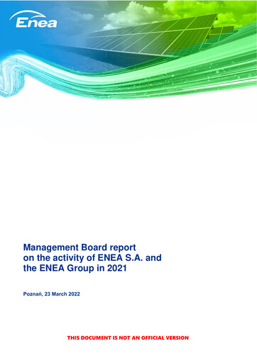 Thumbnail Enea Annual Report 2021